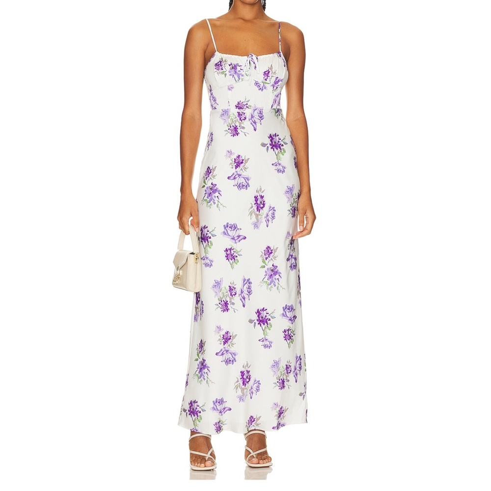Favorite Daughter Purple Floral Dress